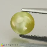chrysoberyl cats eye 1.40cts - 6x6mm