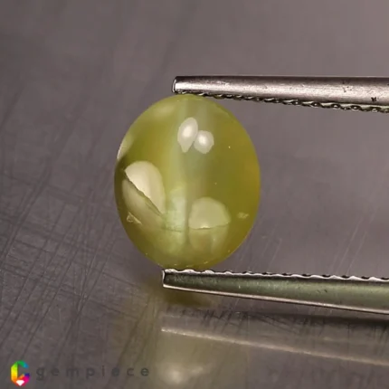 chrysoberyl cats eye 2.06cts - 8x6mm