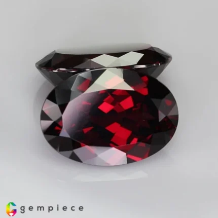 Rhodolite garnet pair 22.38cts - 17x12mm