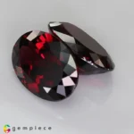 Rhodolite garnet pair 22.38cts - 17x12mm - Image 3
