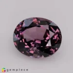 Sizzling purple natural spinel 3.36cts - 10x8mm - Image 3